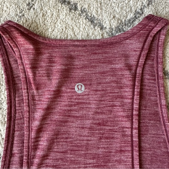Lululemon tank heathered maroon. - Picture 2 of 3